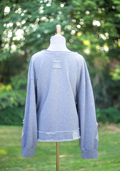 The Effortless Statement Wrap Sweatshirt