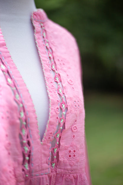The Sweetheart Eyelet Lace Blouse