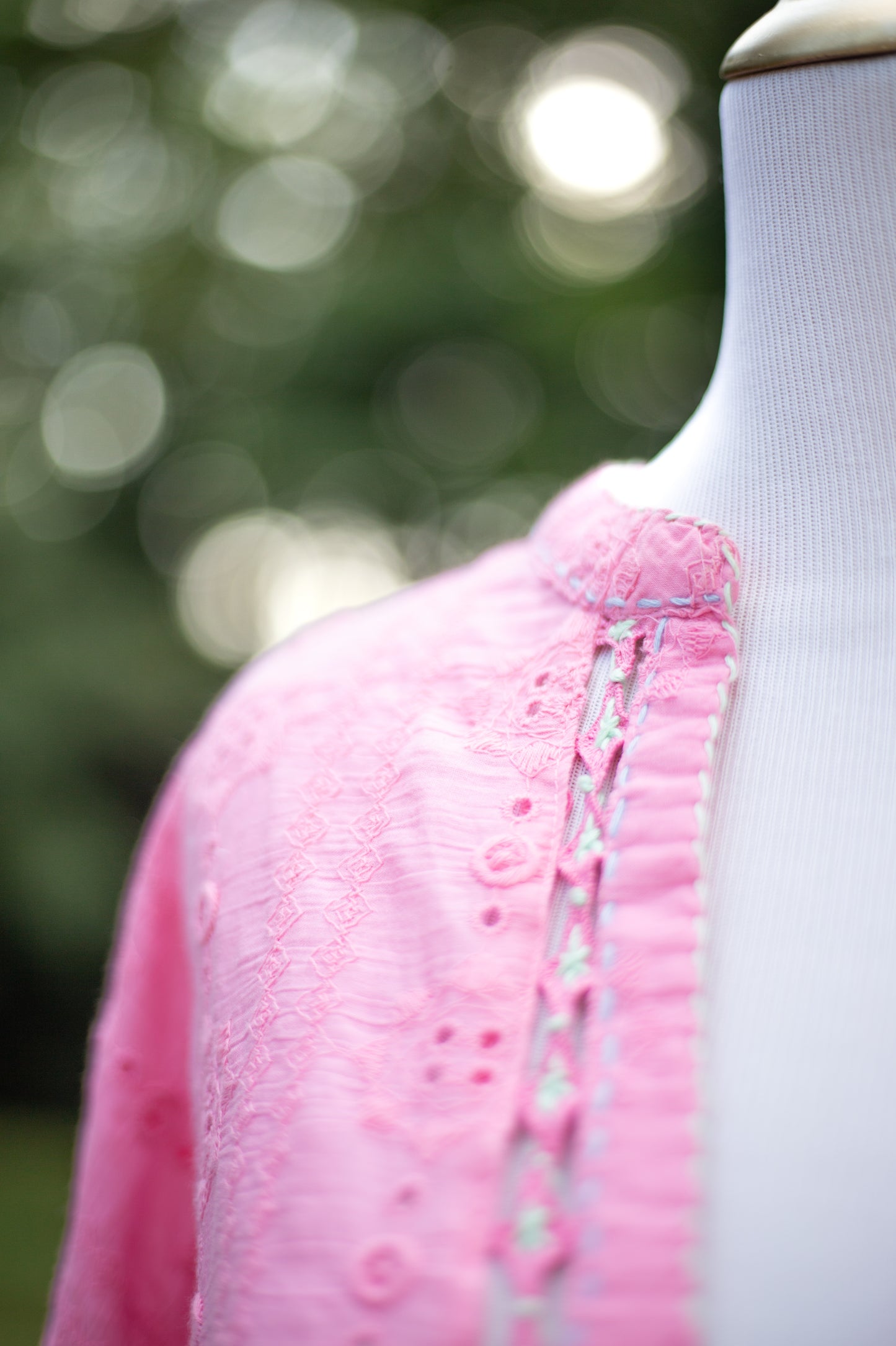 The Sweetheart Eyelet Lace Blouse