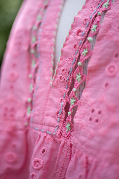 The Sweetheart Eyelet Lace Blouse