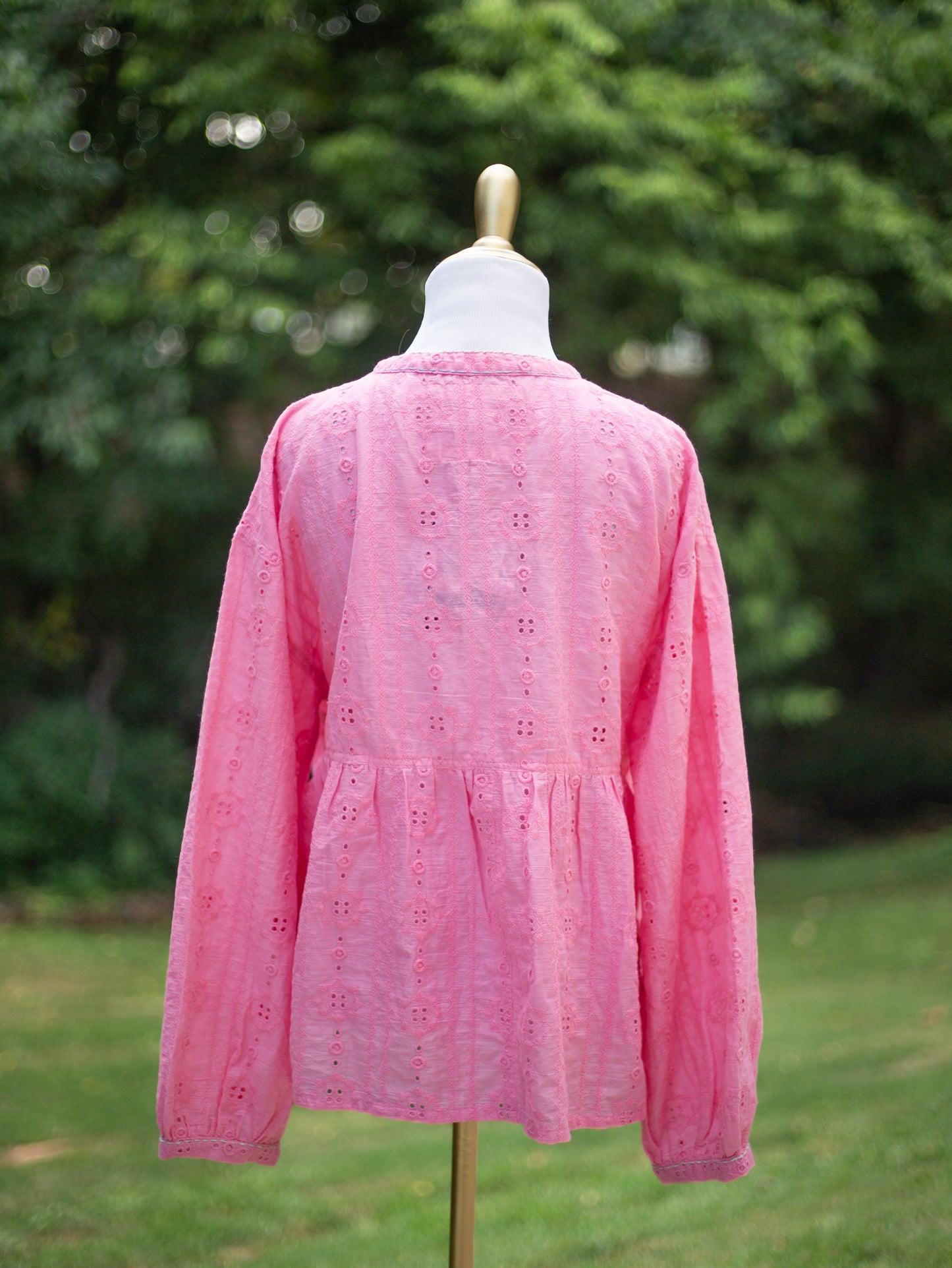 The Sweetheart Eyelet Lace Blouse