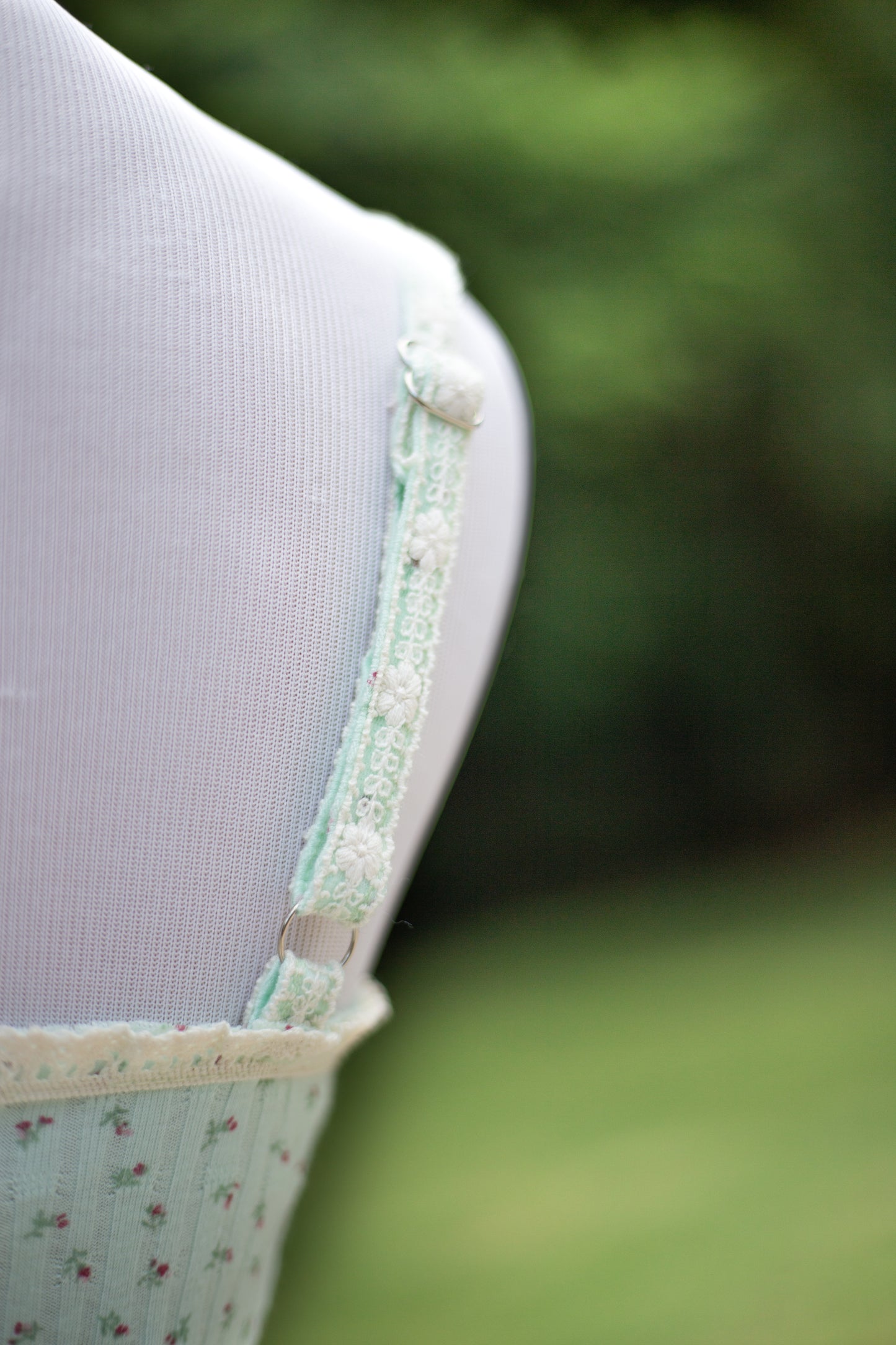 The Mint Romance Ribbed Cami