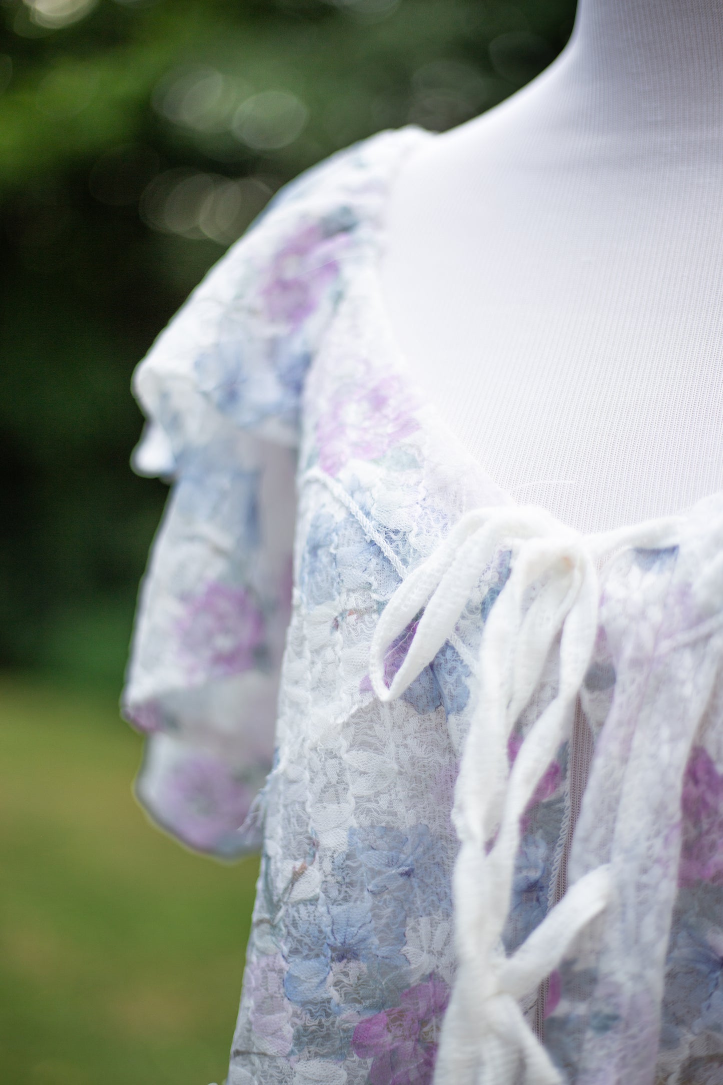 The Spring Romance Floral Tie-Front Blouse