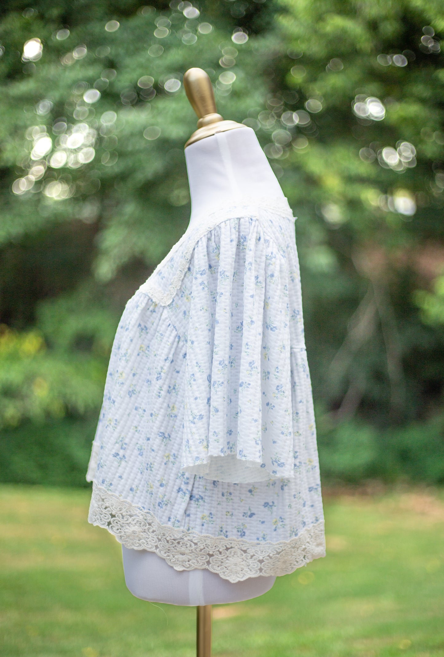 The Meadow Breeze Floral Lace Blouse