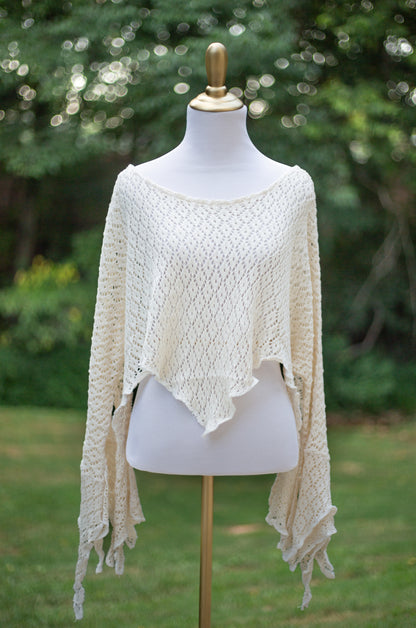 The Daydreamer Open Sleeve Festival Knit Top