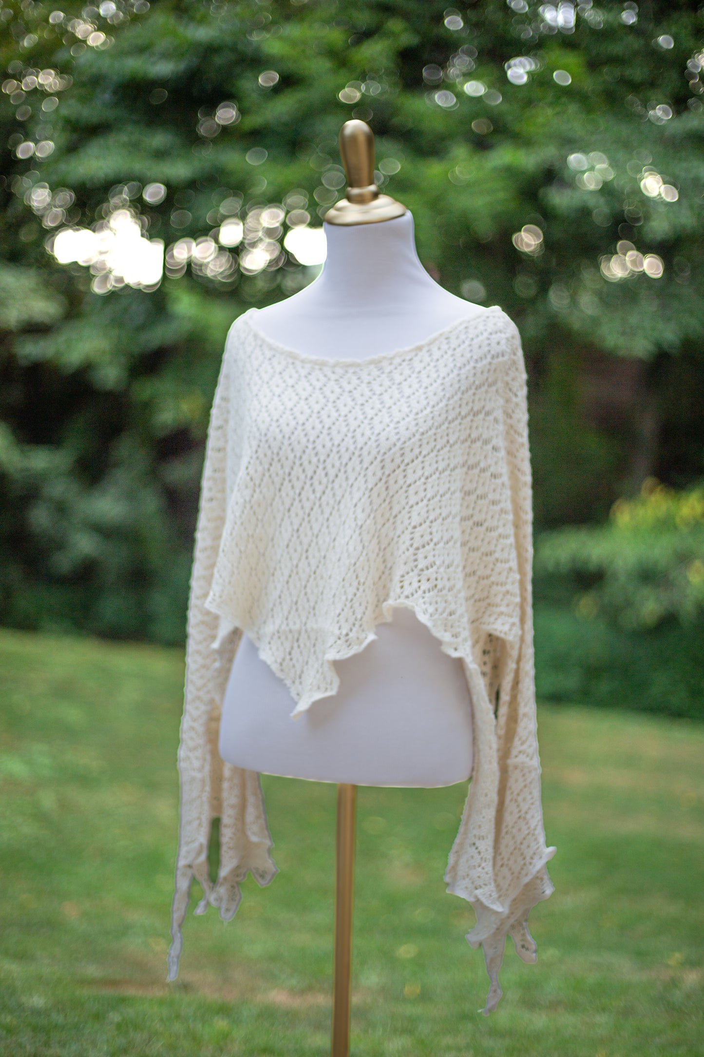 The Daydreamer Open Sleeve Festival Knit Top
